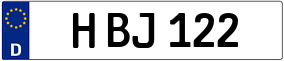 Truck License Plate